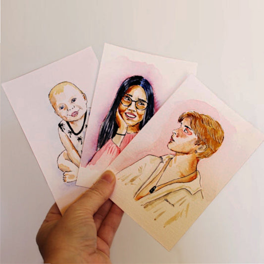 Tiny Portraits - Affordable Art