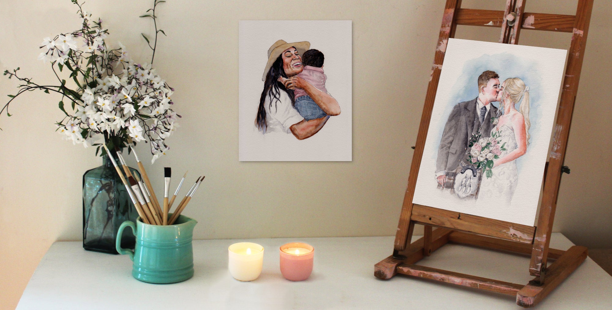 Hand Painted Custom Portraits