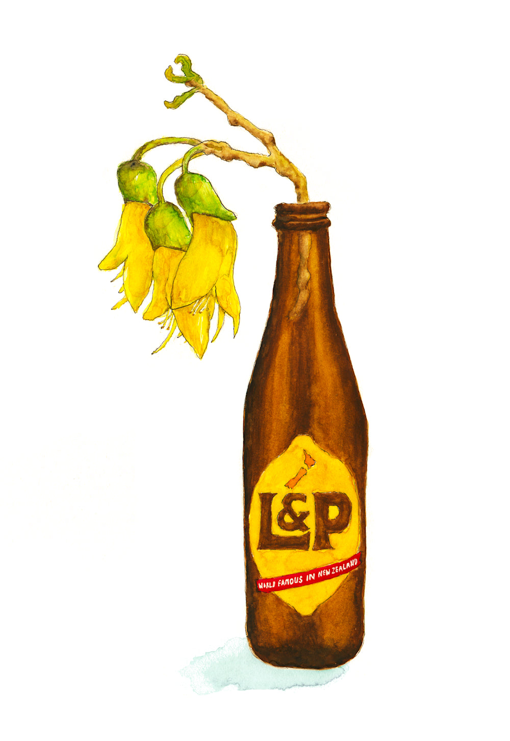 'Lemon & Kowhai' Original Art - Large