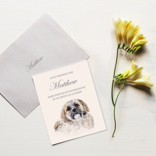 Pet Portrait Gift Voucher