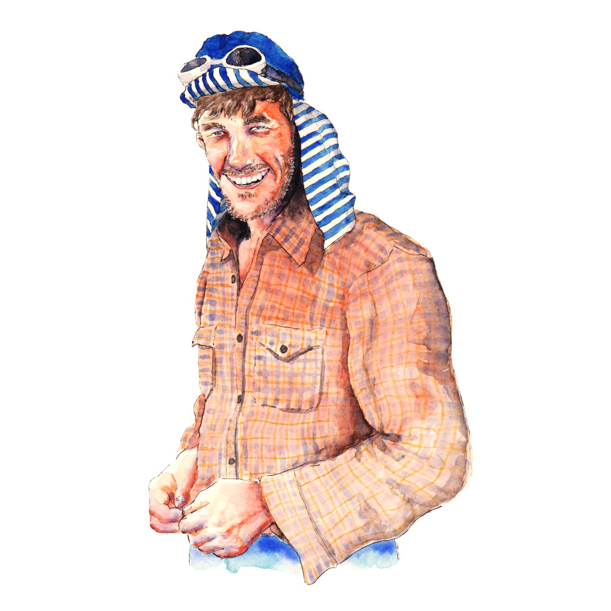 'Sir Edmund Hillary' Original Art